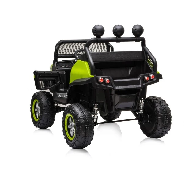 Ηλεκτροκίνητο τζιπ Mercedes UNIMOG πράσινο EVA, δερμάτινο