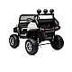 Акумулаторен джип Mercedes UNIMOG бял EVA, кожена