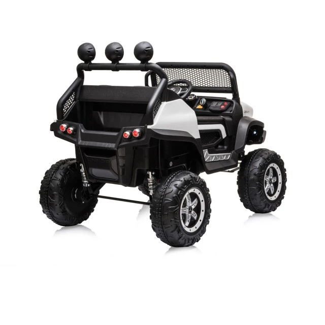 Ηλεκτροκίνητο τζιπ Mercedes UNIMOG λευκό EVA, δερμάτινο
