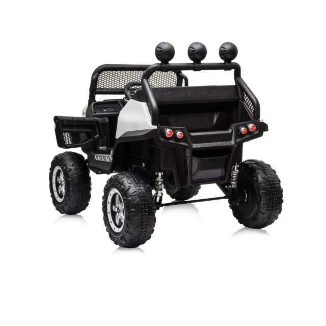 Ηλεκτροκίνητο τζιπ Mercedes UNIMOG λευκό EVA, δερμάτινο