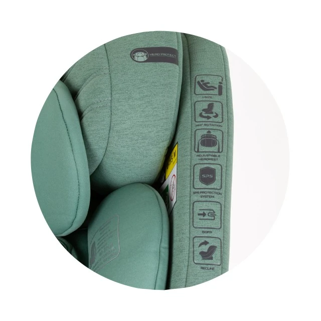 Καθίσματα αυτοκινήτου 360 I-size 40-150 TORINO πράσινο