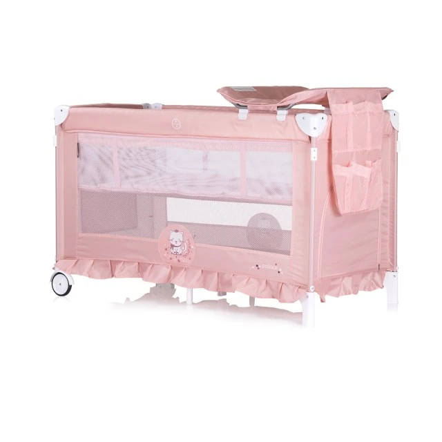 Παιδικό φορητό playpen Palace Kitten ροζ