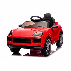 Ηλεκτρικό SUV Porsche Kayenne κόκκινο