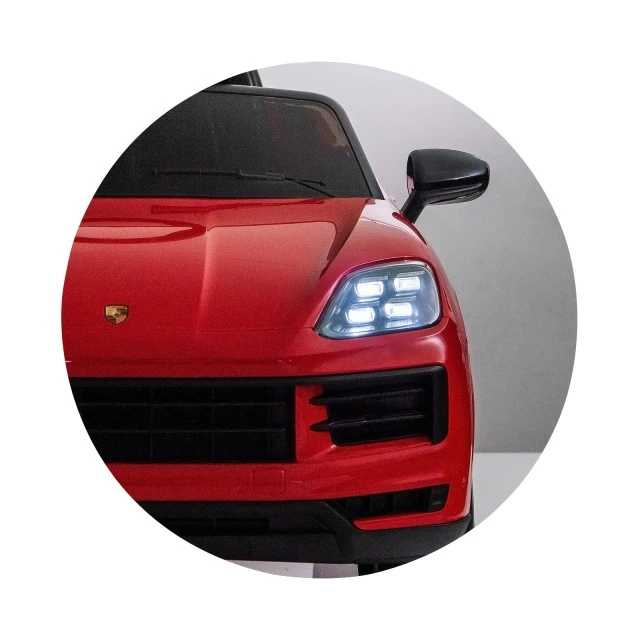 Ηλεκτρικό SUV Porsche Kayenne κόκκινο