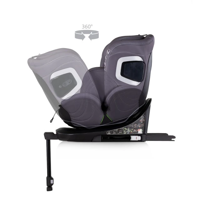 Κάθισμα αυτοκινήτου 360 I-size 40-150 CLIMA AIR ανθρακί