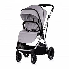 Παιδικό καρότσι 3 σε 1 "Aurora" πλατίνα