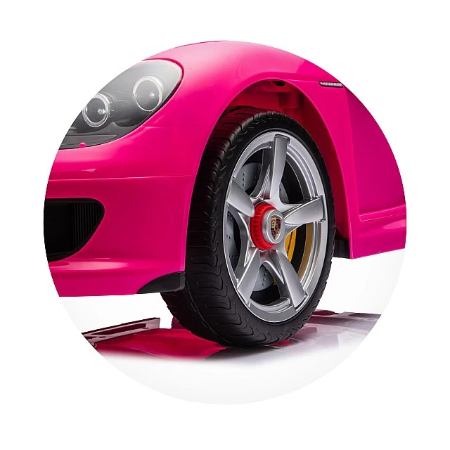 Ηλεκτρικό αυτοκίνητο Porsche Carrera GT ροζ