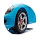 Ηλεκτρικό αυτοκίνητο Porsche Carrera GT μπλε