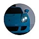 Ηλεκτρικό αυτοκίνητο Porsche Carrera GT μπλε
