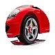 Ηλεκτρικό αυτοκίνητο Porsche Carrera GT κόκκινο