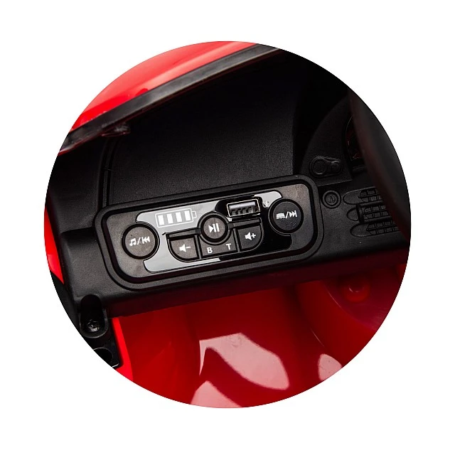 Ηλεκτρικό αυτοκίνητο Porsche Carrera GT κόκκινο