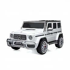 Ηλεκτρικό SUV MERCEDES G63 για δύο παιδιά λευκό EVA