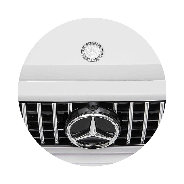 Ηλεκτρικό SUV MERCEDES G63 για δύο παιδιά λευκό EVA