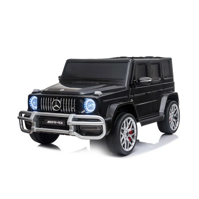 Ηλεκτρικό SUVMERCEDES G63 για δύο παιδιά, μαύρο ηλεκτρικό όχημα