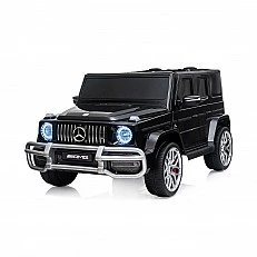 Ηλεκτρικό SUVMERCEDES G63 για δύο παιδιά, μαύρο ηλεκτρικό όχημα
