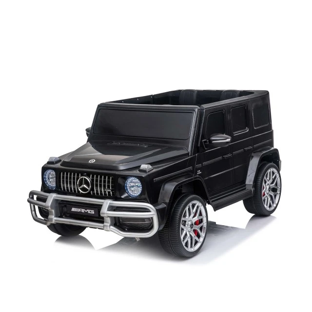 Ηλεκτρικό SUVMERCEDES G63 για δύο παιδιά, μαύρο ηλεκτρικό όχημα