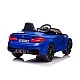 Ηλεκτρικό αυτοκίνητο BMW M5 μπλε, ελαστικά EVA, δέρμα