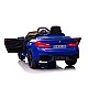 Ηλεκτρικό αυτοκίνητο BMW M5 μπλε, ελαστικά EVA, δέρμα