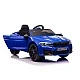 Ηλεκτρικό αυτοκίνητο BMW M5 μπλε, ελαστικά EVA, δέρμα