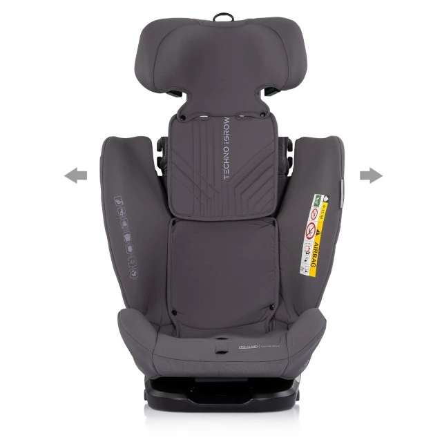 Κάθισμα αυτοκινήτου 360 I-size40-150 Techno iGROW γκρι