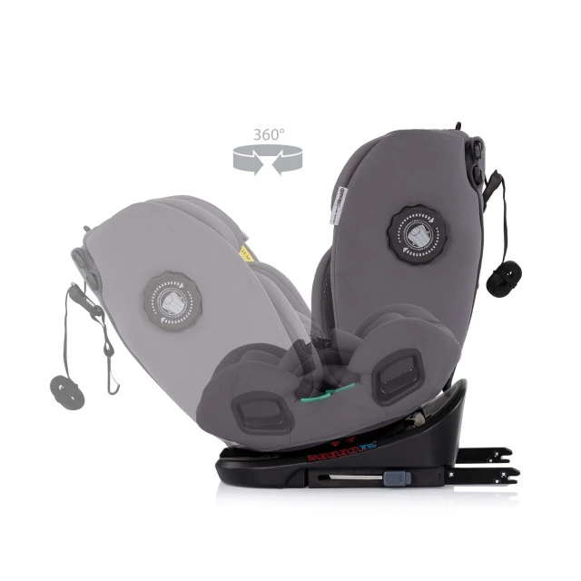 Κάθισμα αυτοκινήτου 360 I-size40-150 Techno iGROW γκρι