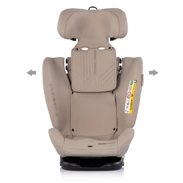 Κάθισμα αυτοκινήτου 360 I-size40-150 Techno iGROW latte