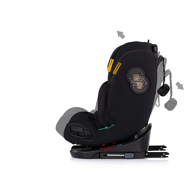 Κάθισμα αυτοκινήτου 360 I-size40-150 Techno iGROW μαύρο