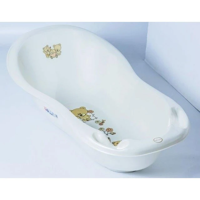 Μπανιέρα μωρού Marea 102 cm Bear pearl λευκό