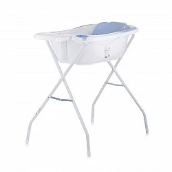 Βρεφικό μπάνιο με μαξιλαράκι και βάση Vela 87cm μπλε