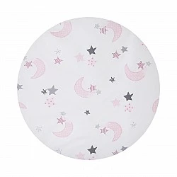 Λευκό/Ροζ Σετ Luna Mini Playpen