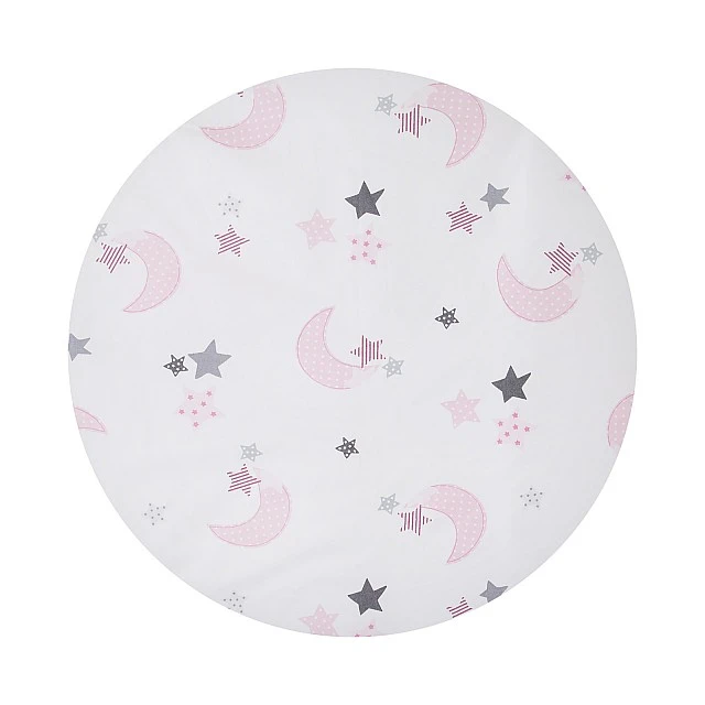 Λευκό/Ροζ Σετ Luna Mini Playpen