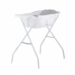 Βρεφικό μπάνιο με επίθεμα και βάση Vela 87cm γκρι