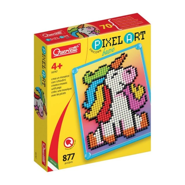 QUERCETTI μωσαϊκό μικρά καρφάκια PIXEL ART Unicorn