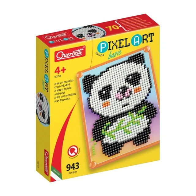 QUERCETTI μωσαϊκό μικρά καρφάκια PIXEL ART Panda