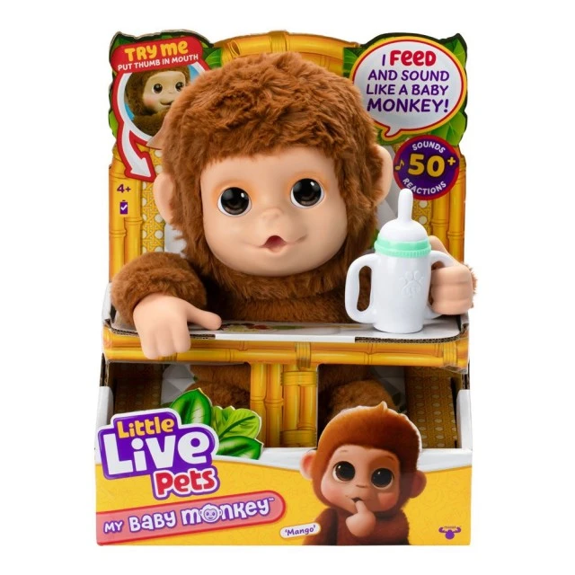 Little Live Pets διαδραστικό μωρό μαϊμουδάκι Mango