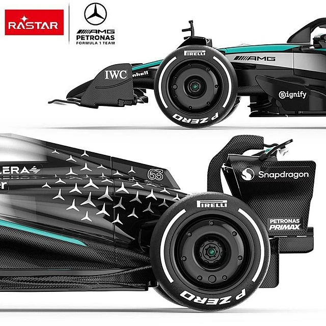 RASTAR Mercedes-AMG F1 W16E Αυτοκίνητο Επιδόσεων για συναρμολόγηση Ραδιόφωνο/C 1:16