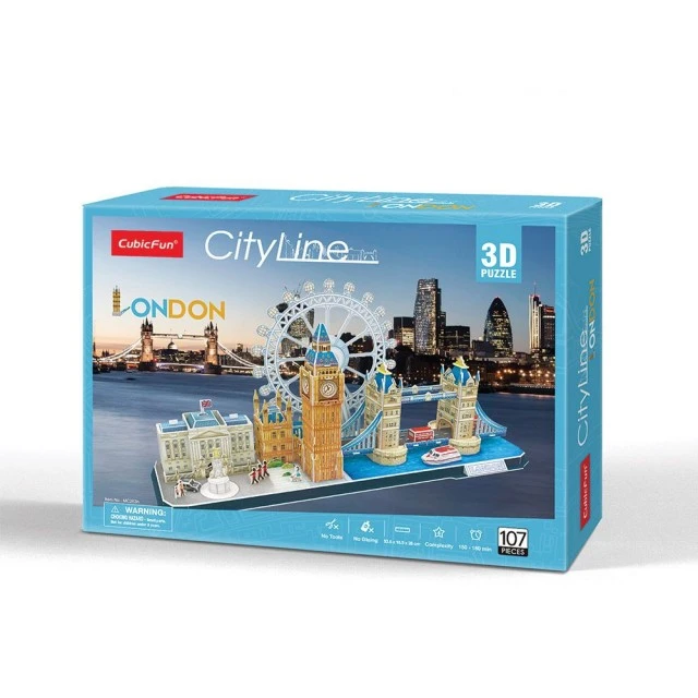 CubicFun Παζλ 3D CITY Line LONDON