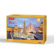 CubicFun Παζλ 3D CITY Line PARIS