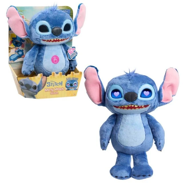 Διαδραστική Λούτρινη Φιγούρα STITCH με Μάτια LCD
