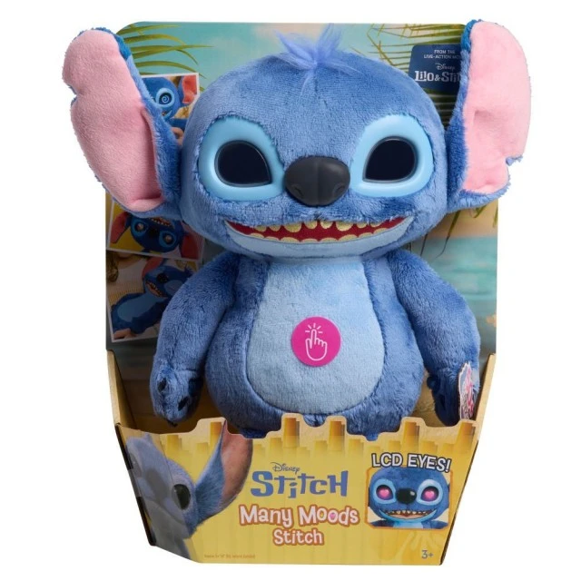 Διαδραστική Λούτρινη Φιγούρα STITCH με Μάτια LCD