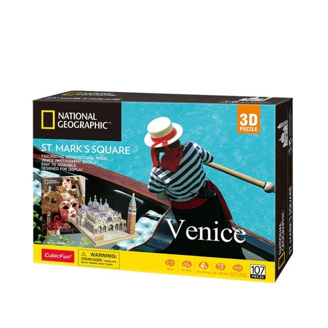 CubicFun 3D παζλ ΒΕΝΕΤΙΑ ΠΛΑΤΕΙΑ ΑΓ. ΜΑΡΚΟΥ NATIONAL GEOGRAPHIC