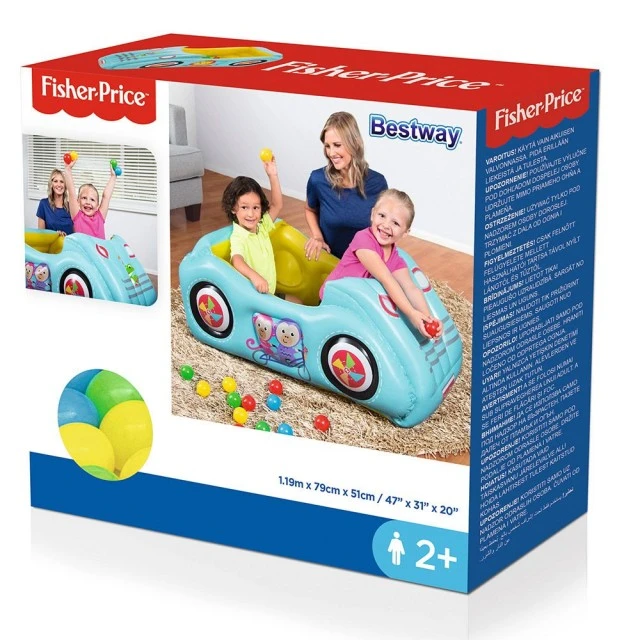 BESTWAY Φουσκωτό αυτοκίνητο με 25 μπάλες