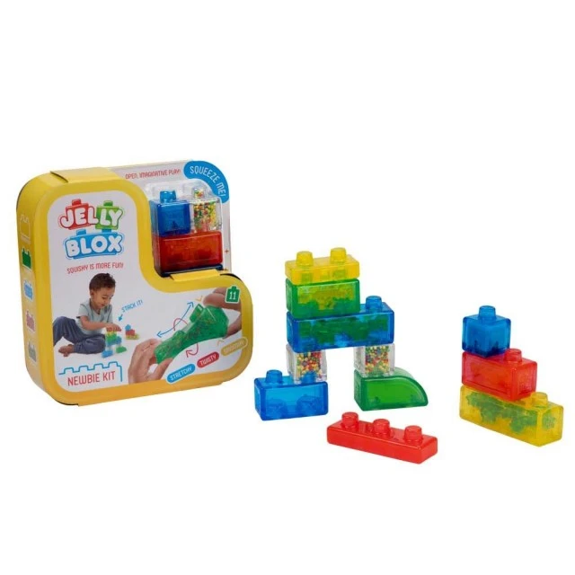 JELLY BLOX Κατασκευαστής με μαλακά μπλοκ 11h.
