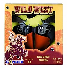 GONHER Mini περίστροφο WILD-WEST 2 τεμ. 147/0