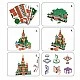 3D Puzzle Καθεδρικός Ναός του Αγίου Βασιλείου (Ρωσία) 224 ώρες. LED εσωτερικά