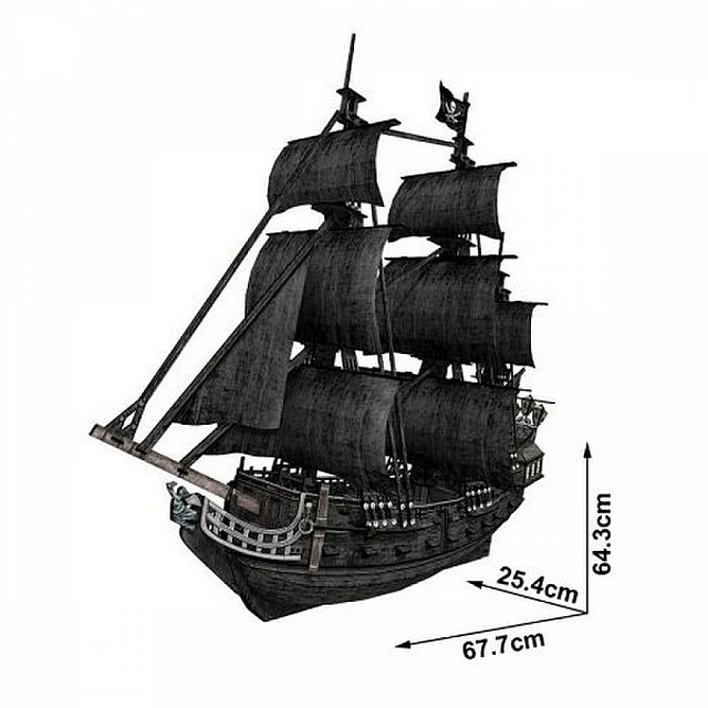 3D Παζλ Πλοίο Queen Anne’s 1:95 308τεμ.
