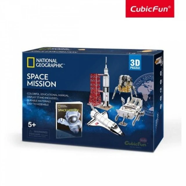 National Geographic - Space Mission Space Mission 80h. - 3D παζλ