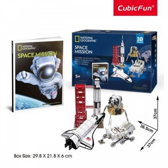 National Geographic - Space Mission Space Mission 80h. - 3D παζλ