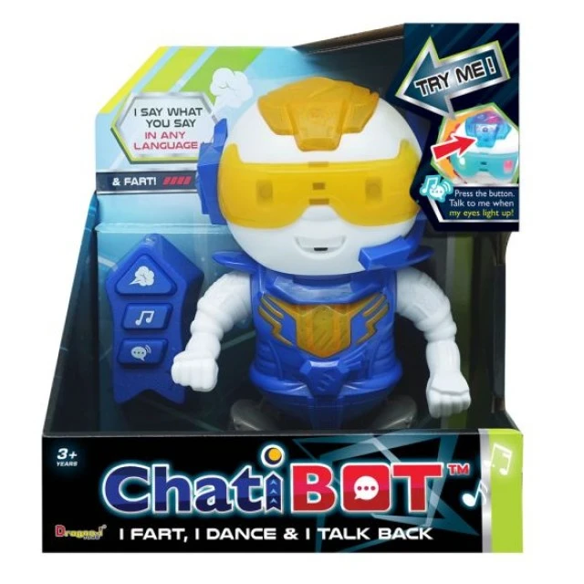 ChatiBOT ομιλητικό ρομπότ που κλάνει
