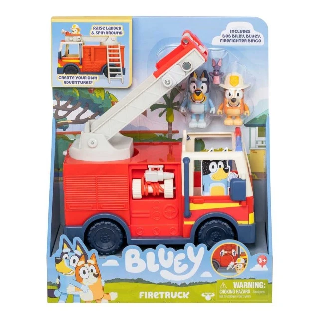 BLUEY πυροσβεστικό με 2 φιγούρες